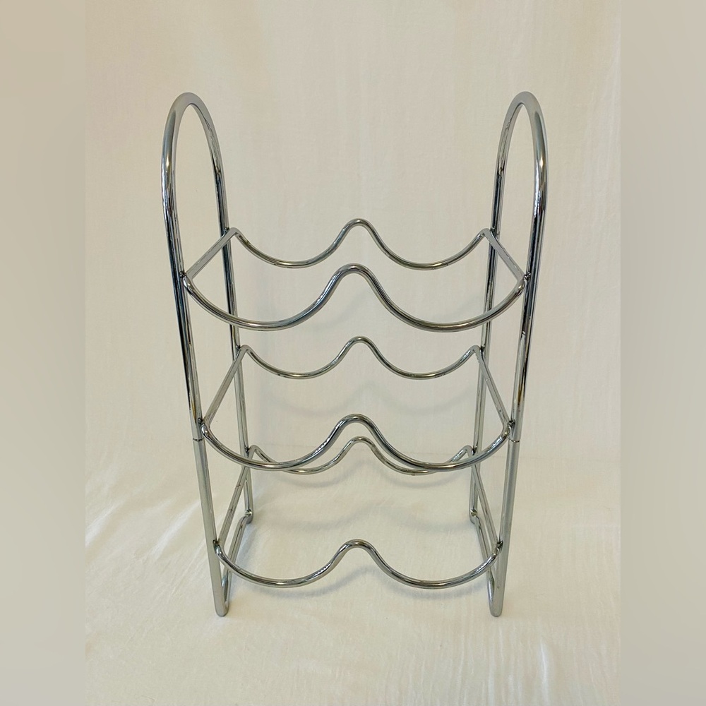 Chrome Wine Rack - Picture 1 of 5